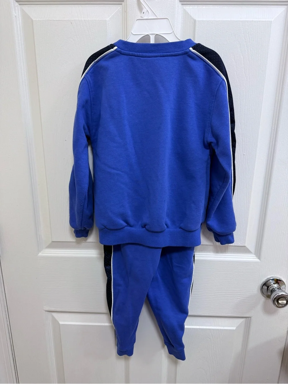 Nike Blue '1972 ATHL. DEPT.' Crewneck Sweatshirt & Joggers Set, Size 5